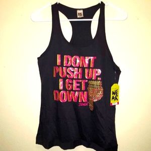 Zumba Active Wear Fitness Tank Top Size Spicy